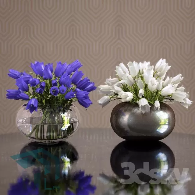 FLOWER – 3DMODEL – VASE – 269