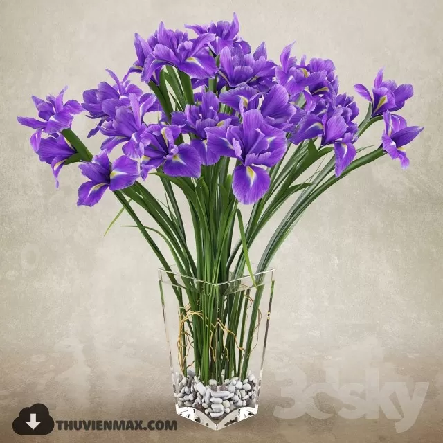 FLOWER – 3DMODEL – VASE – 271