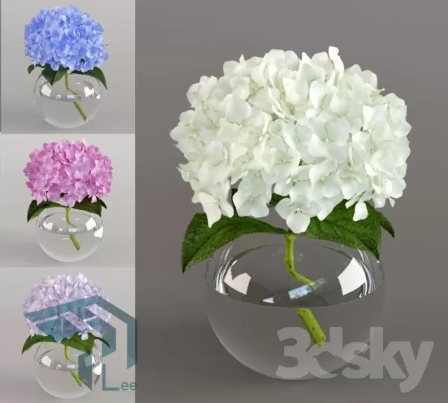 FLOWER – 3DMODEL – VASE – 273