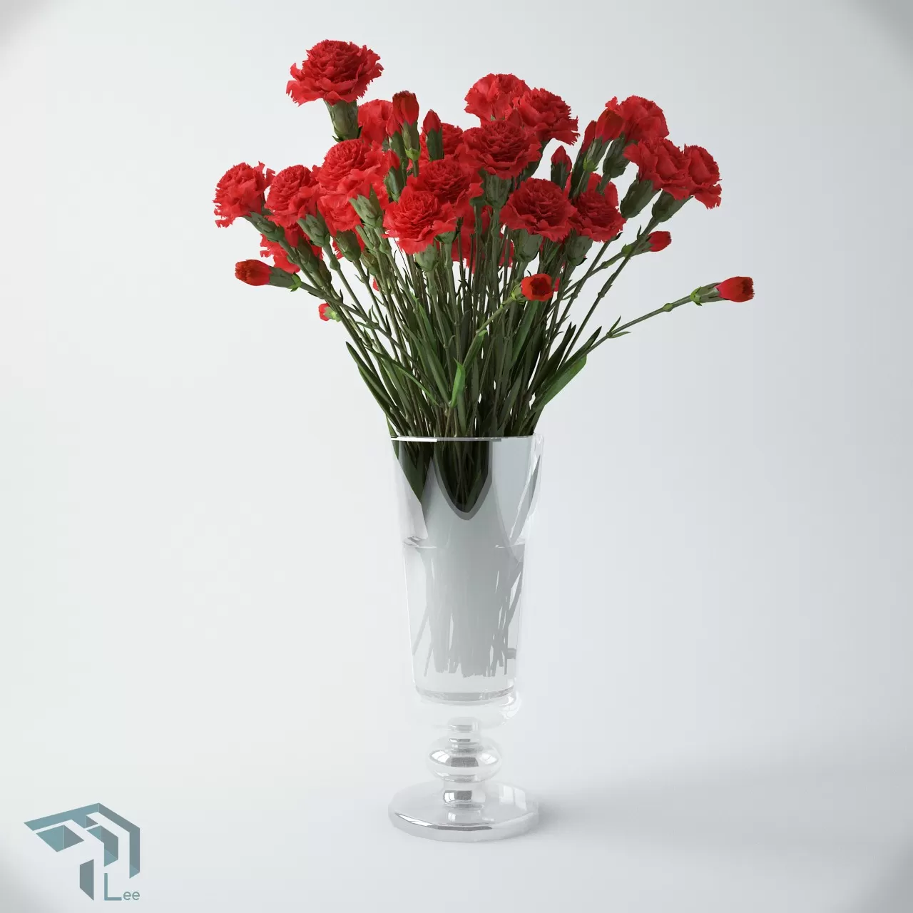 FLOWER – 3DMODEL – VASE – 275