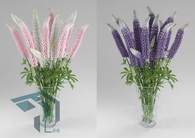 FLOWER – 3DMODEL – VASE – 280