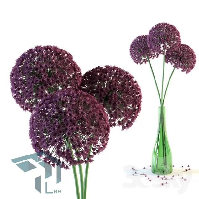 FLOWER – 3DMODEL – VASE – 284