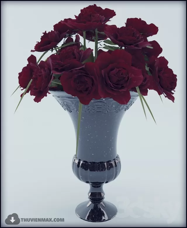 FLOWER – 3DMODEL – VASE – 290