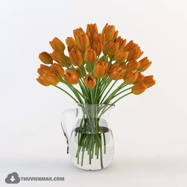 FLOWER – 3DMODEL – VASE – 291