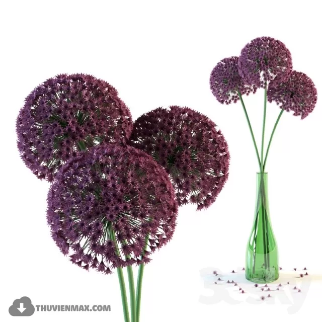 FLOWER – 3DMODEL – VASE – 293