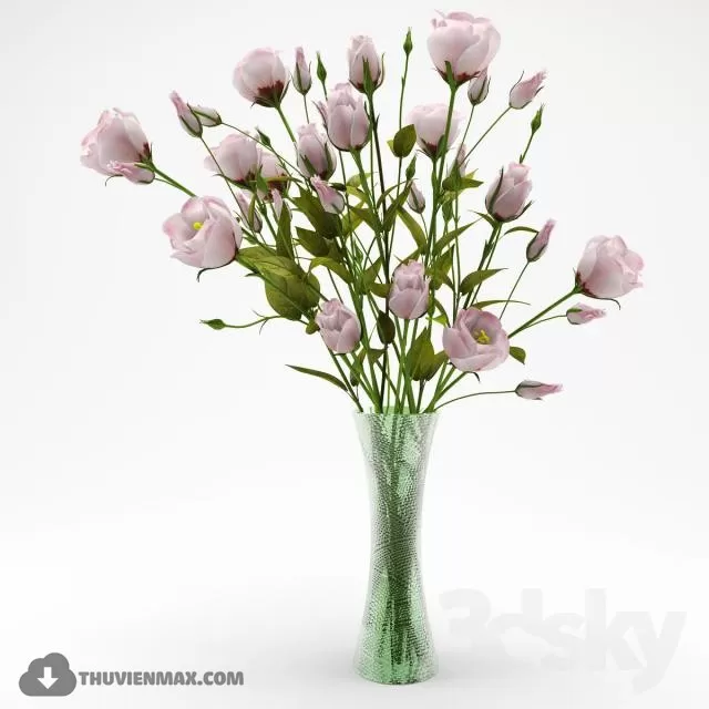 FLOWER – 3DMODEL – VASE – 307