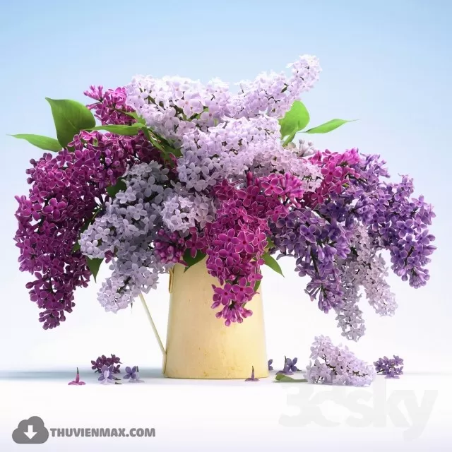FLOWER – 3DMODEL – VASE – 310