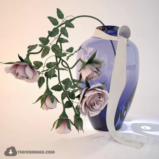 FLOWER – 3DMODEL – VASE – 312