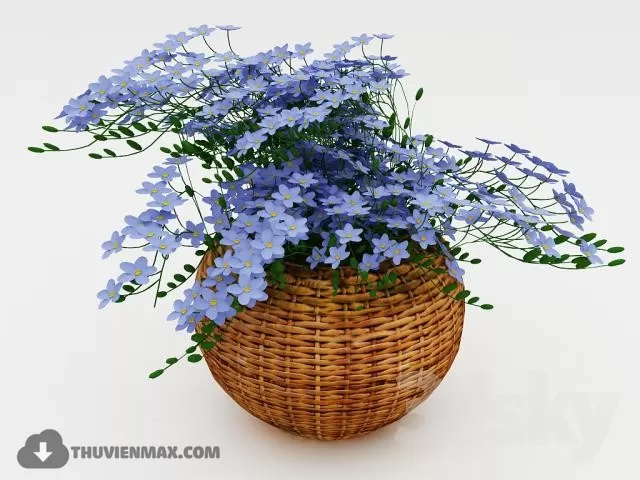 FLOWER – 3DMODEL – VASE – 319