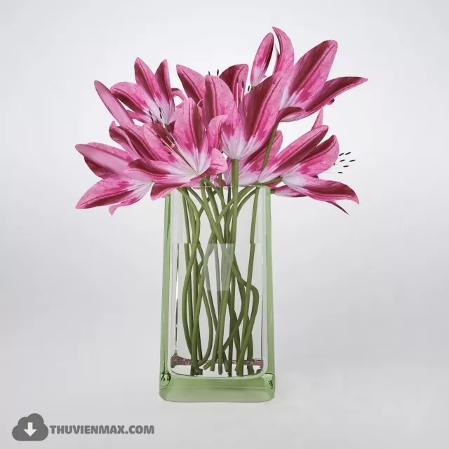 FLOWER – 3DMODEL – VASE – 321