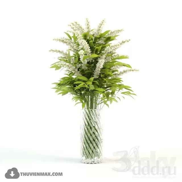 FLOWER – 3DMODEL – VASE – 323