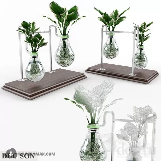 FLOWER – 3DMODEL – VASE – 327