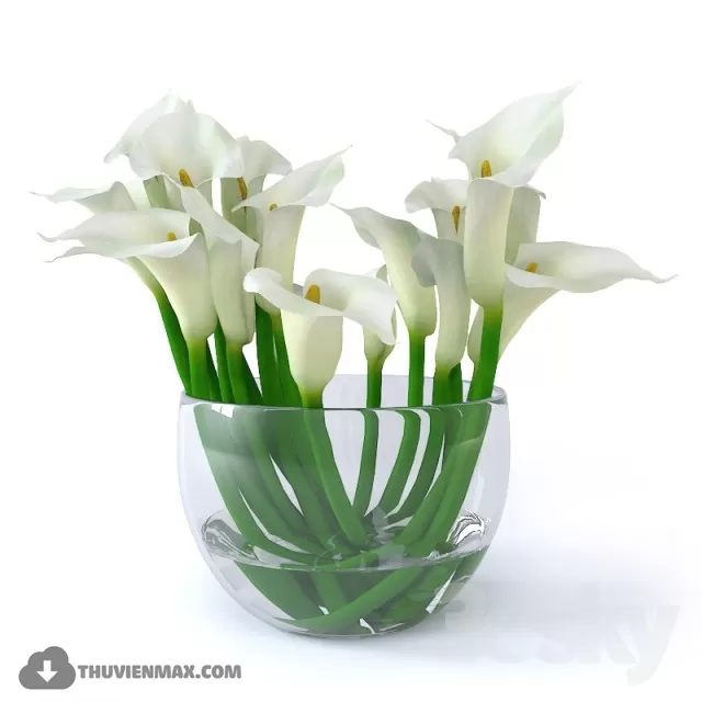 FLOWER – 3DMODEL – VASE – 332