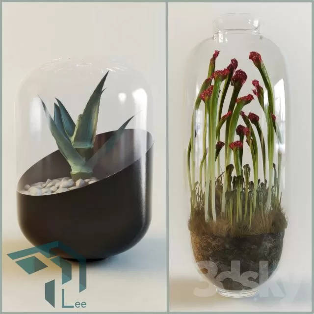 FLOWER – 3DMODEL – VASE – 333