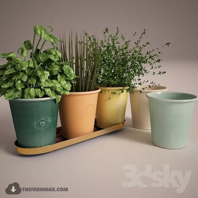 FLOWER – 3DMODEL – VASE – 340