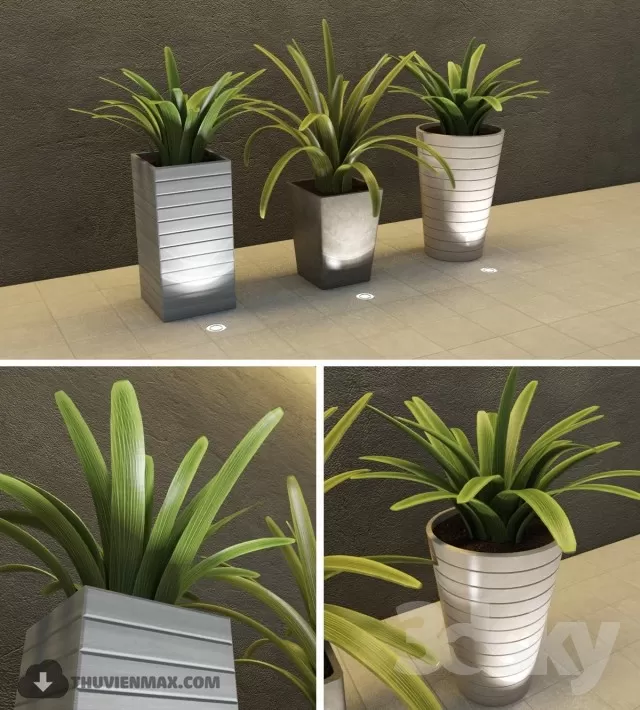 FLOWER – 3DMODEL – VASE – 358