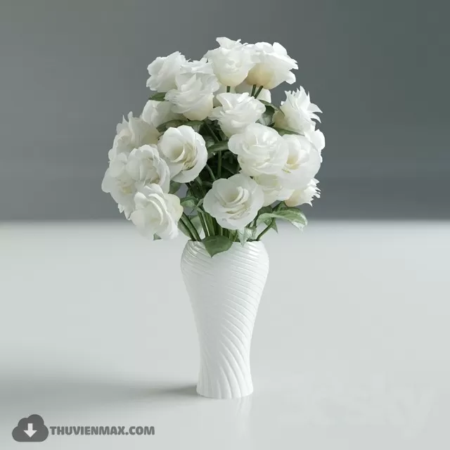 FLOWER – 3DMODEL – VASE – 368