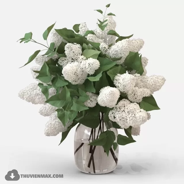 FLOWER – 3DMODEL – VASE – 375