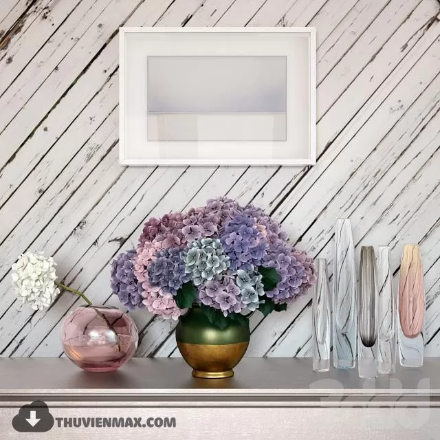 FLOWER – 3DMODEL – VASE – 383