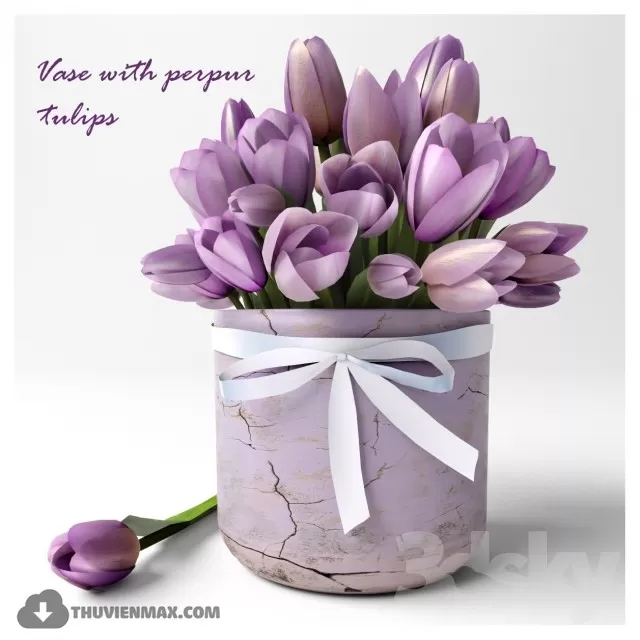 FLOWER – 3DMODEL – VASE – 389