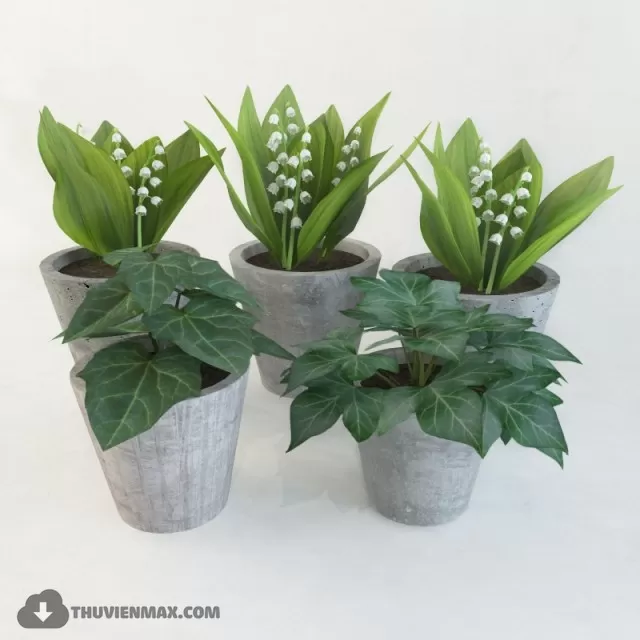 FLOWER – 3DMODEL – VASE – 392