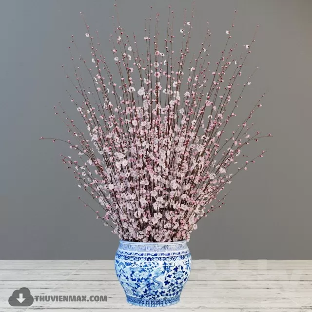 FLOWER – 3DMODEL – VASE – 397