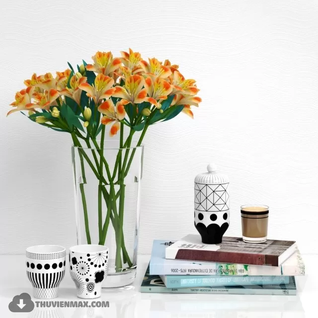 FLOWER – 3DMODEL – VASE – 402