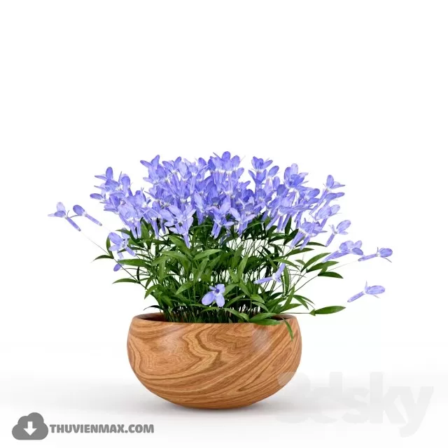 FLOWER – 3DMODEL – VASE – 407