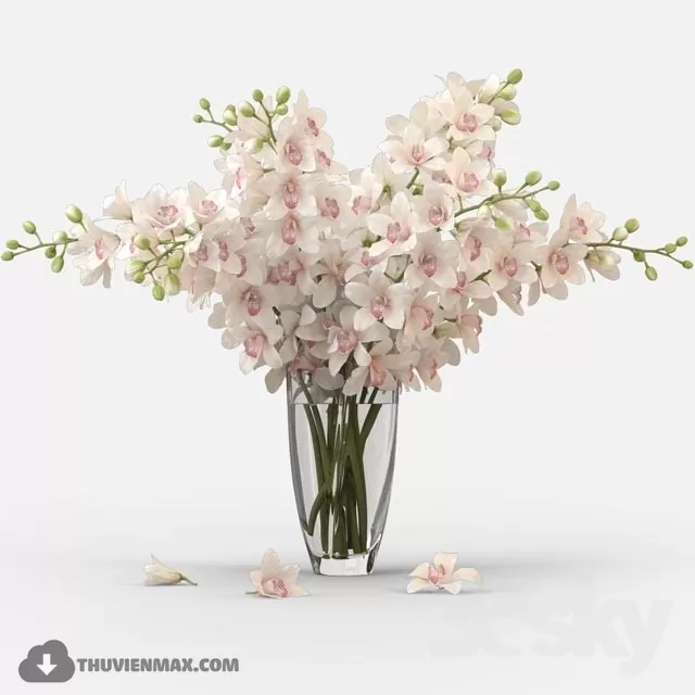 FLOWER – 3DMODEL – VASE – 408