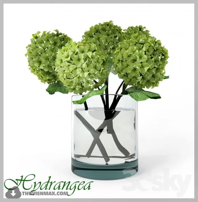 FLOWER – 3DMODEL – VASE – 410