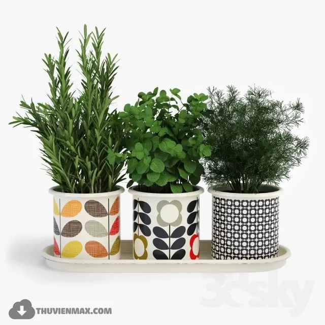 FLOWER – 3DMODEL – VASE – 416