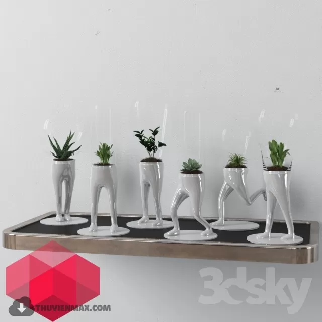 FLOWER – 3DMODEL – VASE – 421