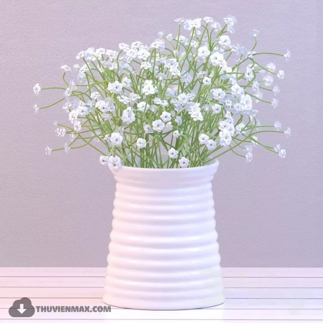 FLOWER – 3DMODEL – VASE – 422