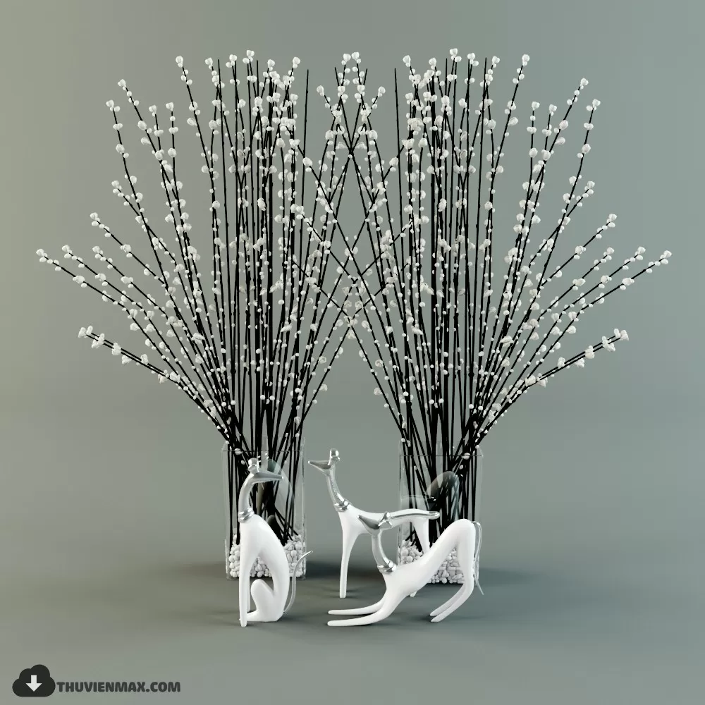 FLOWER – 3DMODEL – VASE – 426