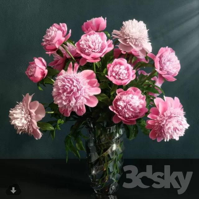 FLOWER – 3DMODEL – VASE – 432