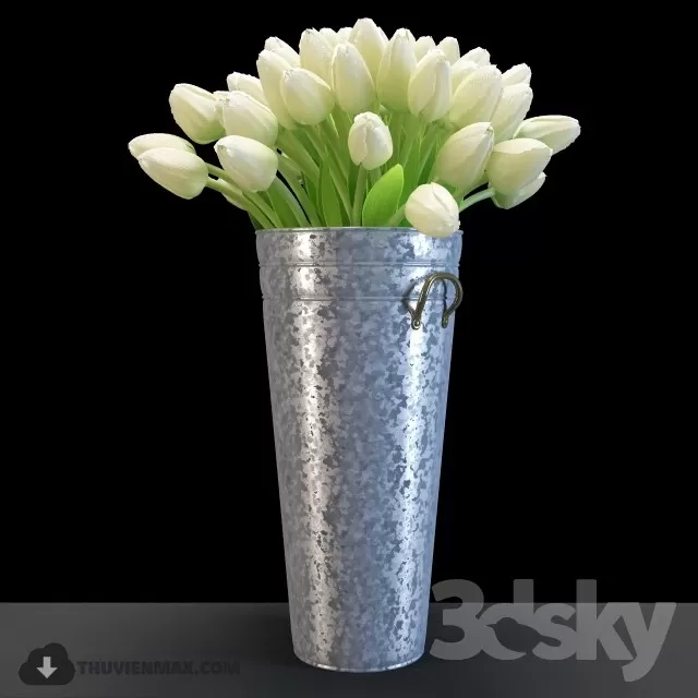 FLOWER – 3DMODEL – VASE – 439