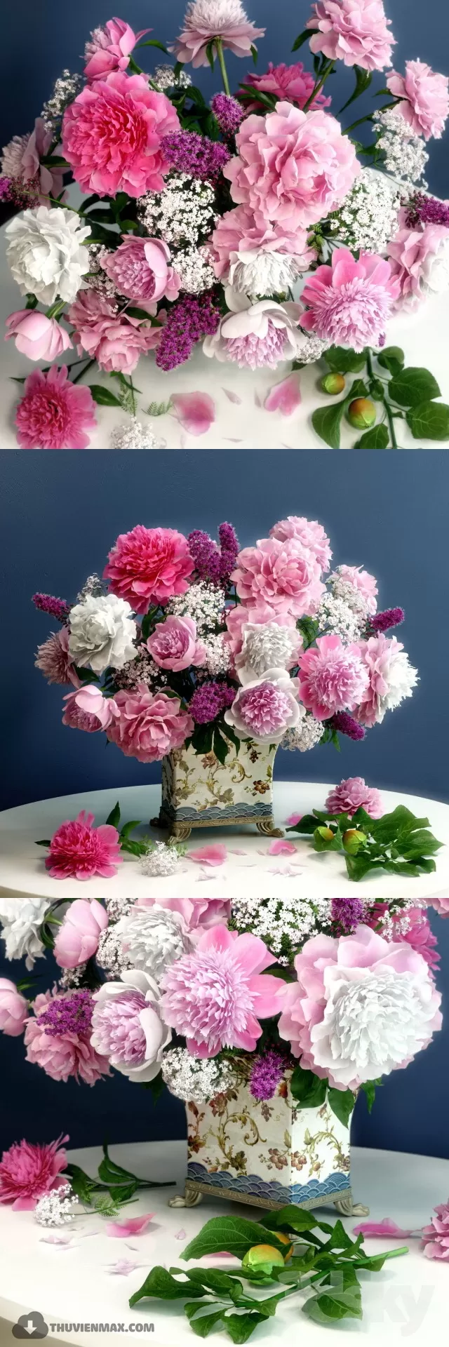 FLOWER – 3DMODEL – VASE – 441