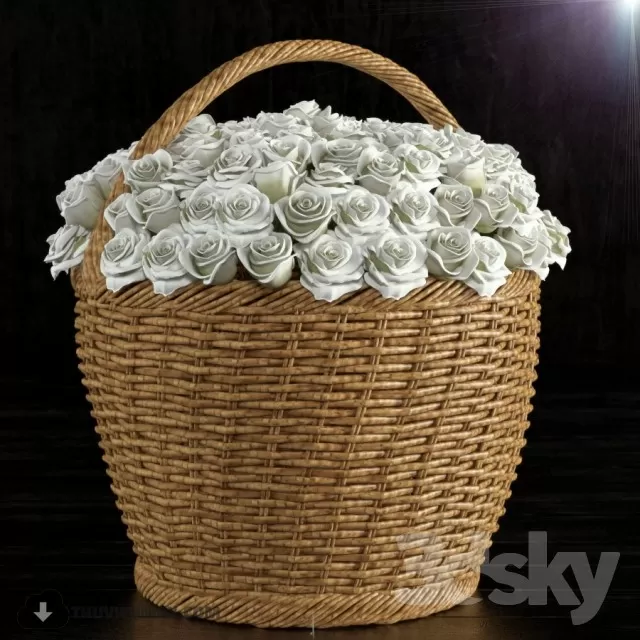 FLOWER – 3DMODEL – VASE – 447