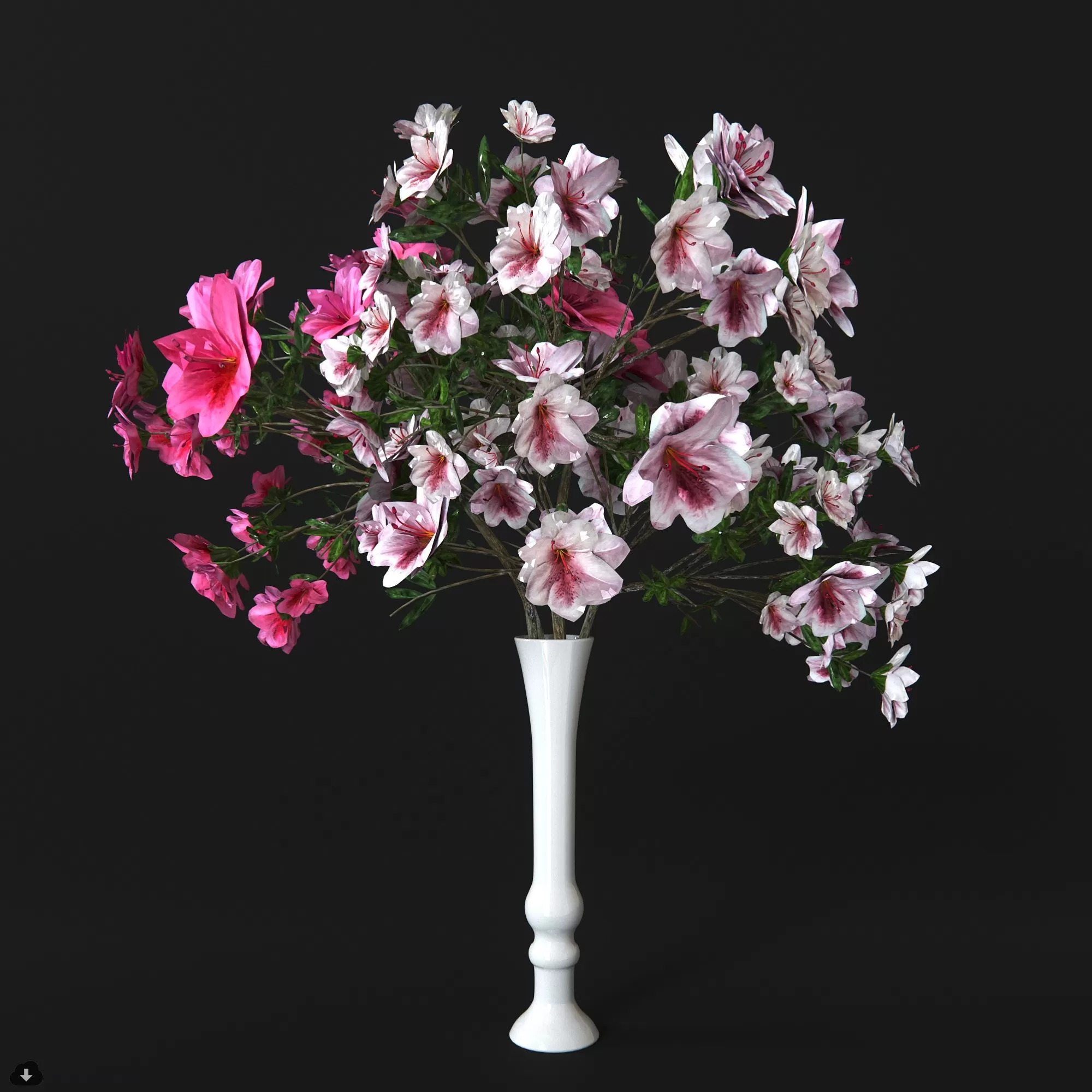 FLOWER – 3DMODEL – VASE – 461