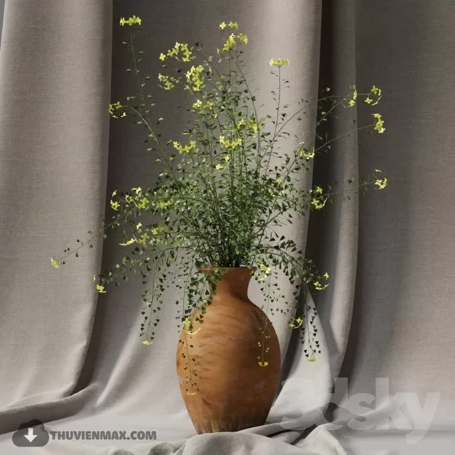 FLOWER – 3DMODEL – VASE – 463