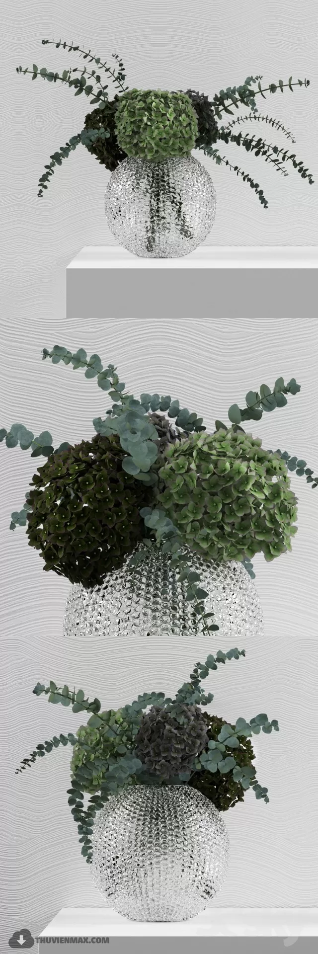 FLOWER – 3DMODEL – VASE – 475