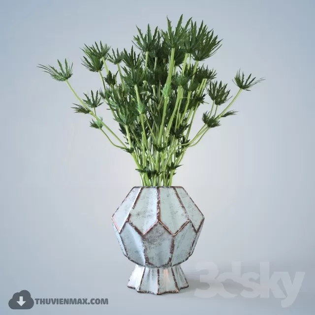 FLOWER – 3DMODEL – VASE – 540