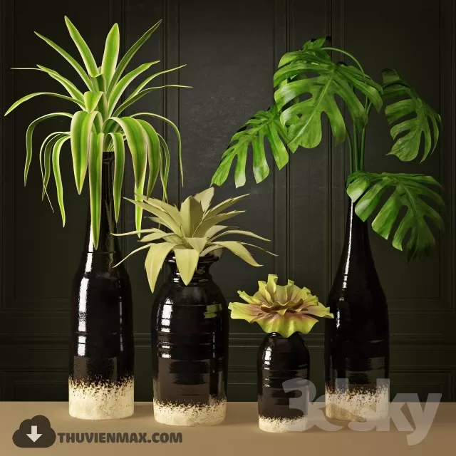 FLOWER – 3DMODEL – VASE – 574