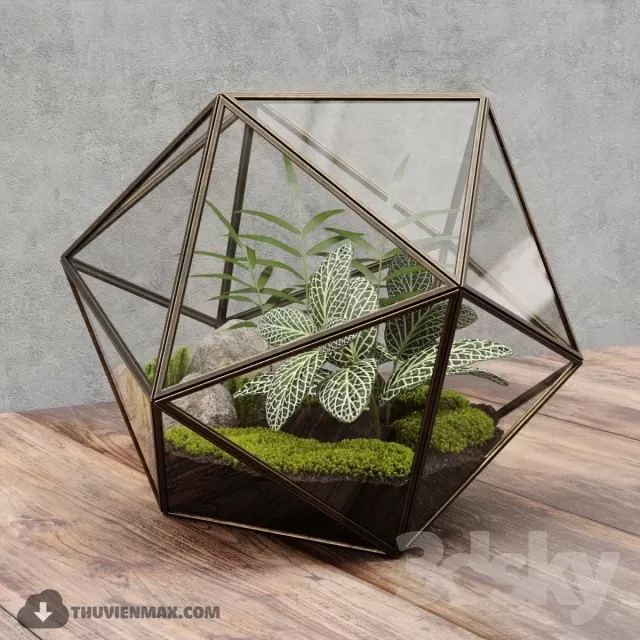 FLOWER – 3DMODEL – VASE – 588