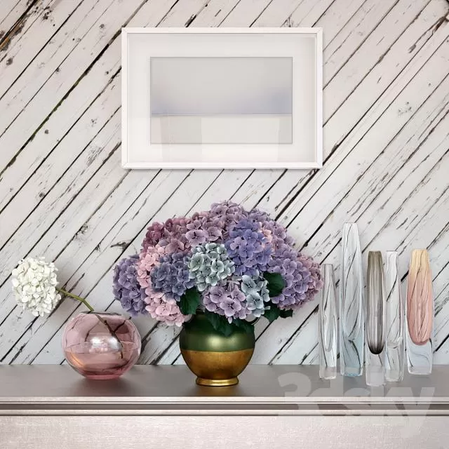 FLOWER – 3DMODEL – VASE – 592