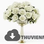 FLOWER – 3DMODEL – VASE – 593