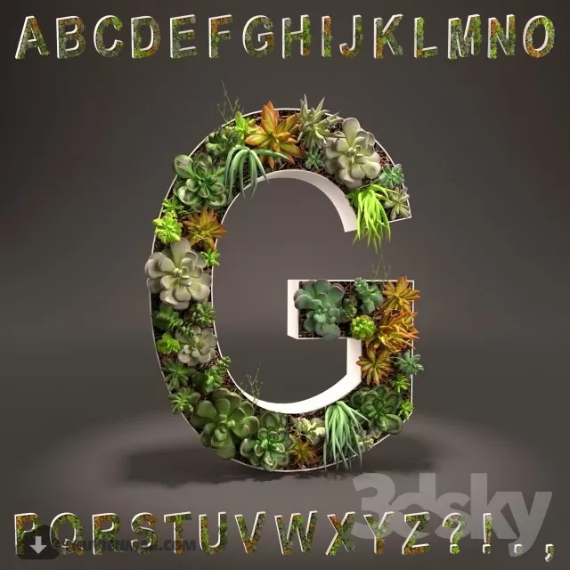 FLOWER – 3DMODEL – VASE – 611