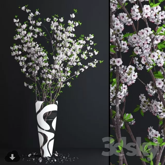 FLOWER – 3DMODEL – VASE – 622