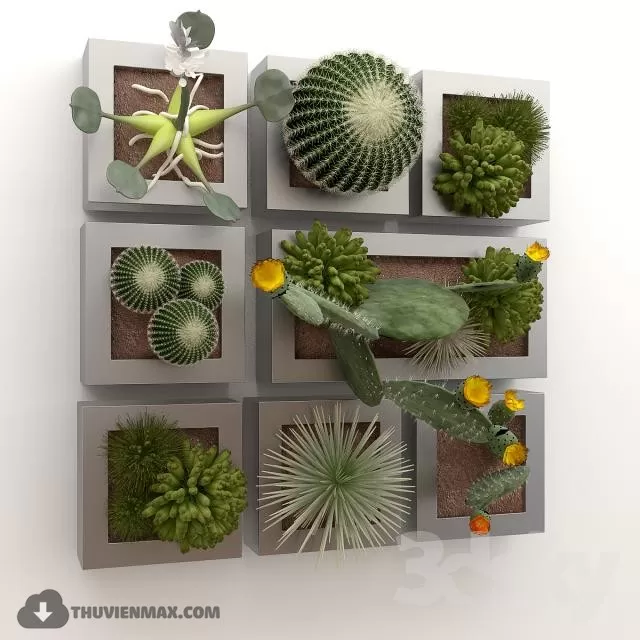 FLOWER – 3DMODEL – VASE – 624