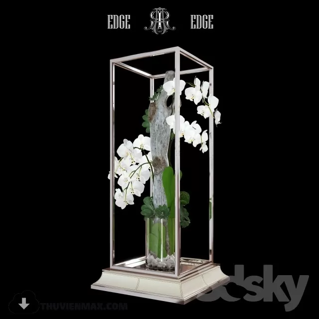 FLOWER – 3DMODEL – VASE – 633